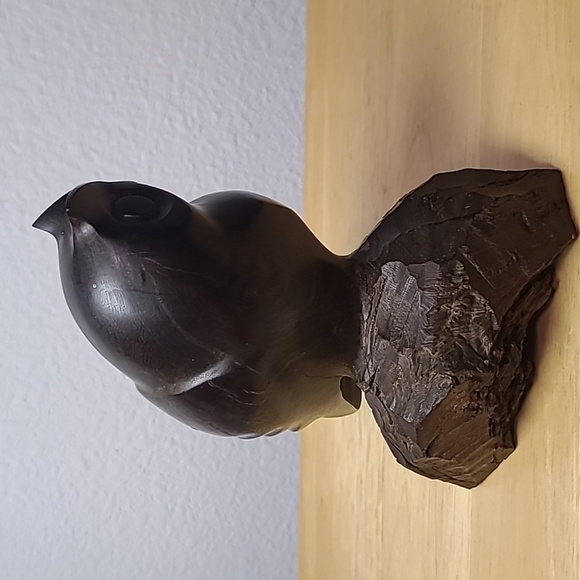 Majestic ironwood hand carved owl - Picture 4 of 5